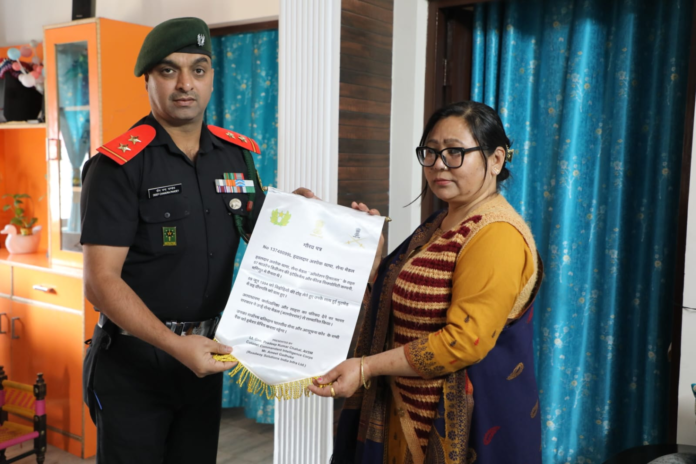 वीर शहीदों के परिवार जनों को घर जाकर किया जाएगा सम्मानित