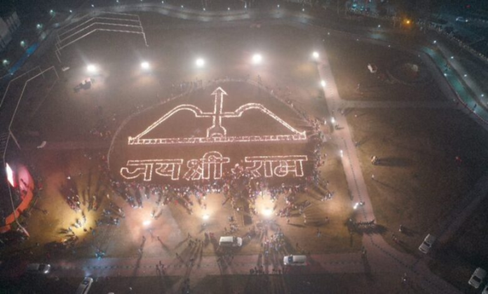 देहरादून में श्री राम मंदिर प्राण प्रतिष्ठा की पूर्व संध्या पर दीपोत्सव