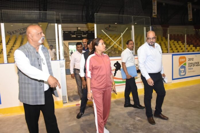 38वें राष्ट्रीय खेलों की तैयारियों का खेल मंत्री ने लिया जायज़ा,कार्यप्रणाली में तेज़ी के दिए निर्देश