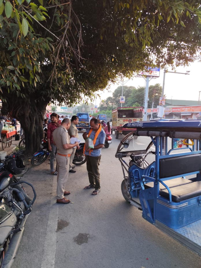 दून पुलिस का यातायात नियमों के उल्लंघन करने वालों पर शिकंजा कसा