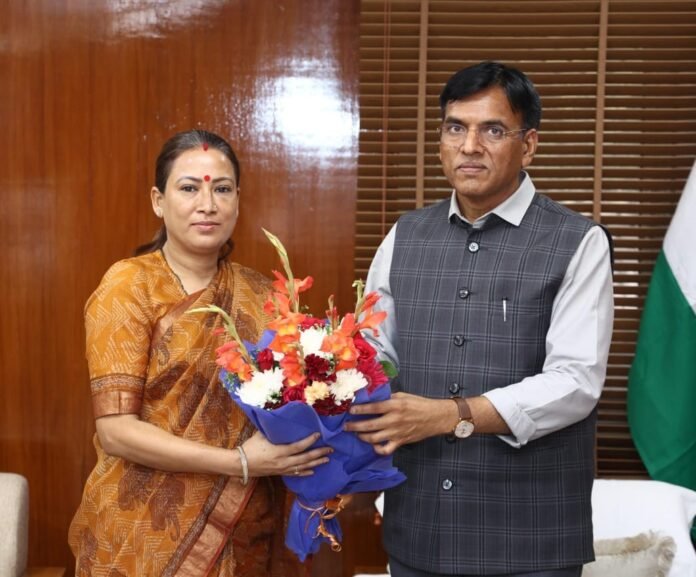 खेल मंत्री रेखा आर्या ने केंद्रीय खेल मंत्री से की मुलाकात, राष्ट्रीय खेलों के लिए जताया आभार