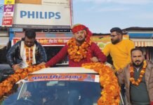 शुभम सिंह ठाकुर का करणी सेना का राष्ट्रीय महामंत्री बनने पर राजधानी देहरादून में भव्य स्वागत