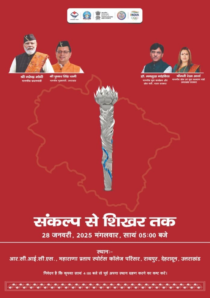 राष्ट्रीय खेल 2025: उत्तराखंड में पहली बार मेजबानी, 36 खेलों के साथ भव्य आयोजन