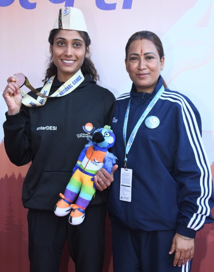 राष्ट्रीय खेल :अंकिता ध्यानी और सिद्धार्थ रावत ने जीता स्वर्ण ,पदक तालिका में उत्तराखण्ड की धूम