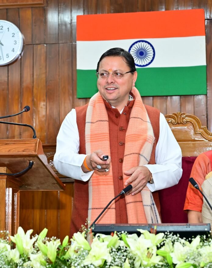 मुख्यमंत्री पुष्कर सिंह धामी ने किया ई-विधान एप्लीकेशन (NeVA) का लोकापर्ण