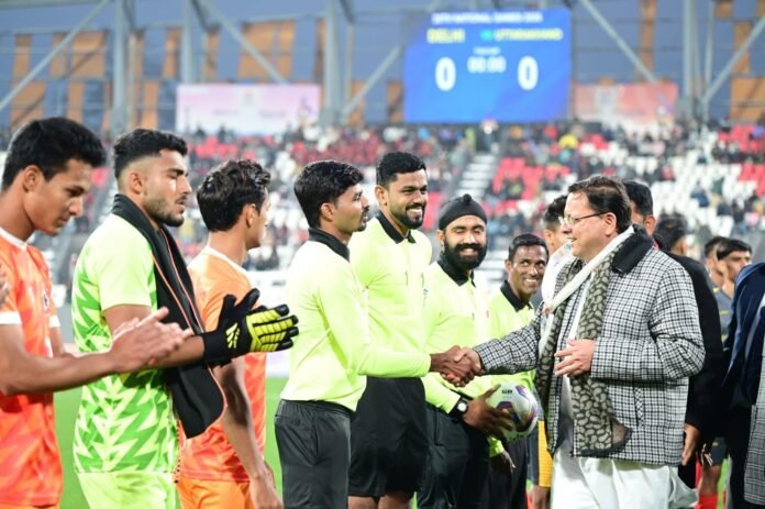 राष्ट्रीय खेल :उत्तराखण्ड ने फुटबॉल के फाइनल में पहुंचकर रचा कीर्तिमान,गोल्ड के लिए केरल से होगी भिड़ंत