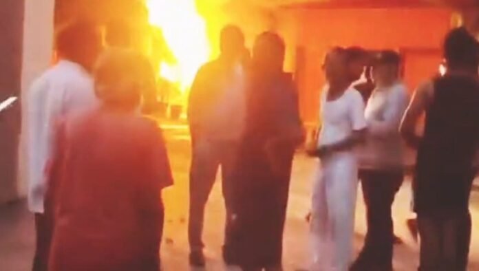 डोईवाला के गुरु राम राय पब्लिक स्कूल में लगी आग