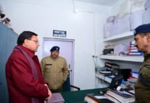 सीएम धामी का औचक निरीक्षण: डालनवाला थानेदार अनुपस्थित, तत्काल लाइन हाजिर