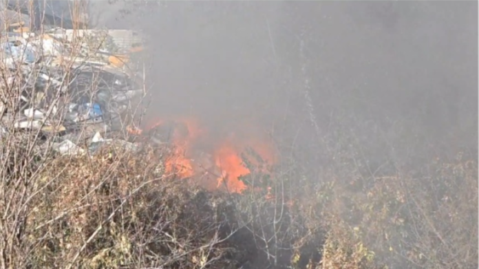 ज्योतिर्मठ के औली रोड पर आर्मी एरिया में लगी आग, कोई जनहानि नहीं