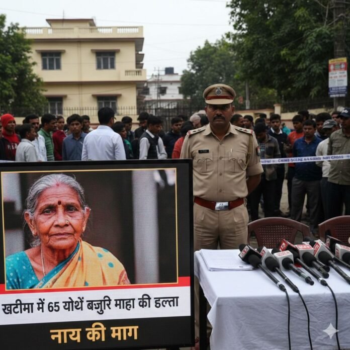 उत्तराखण्ड में फिर हत्याकांड, घर में मृत मिला 65 वर्षीय महिला का शव ।