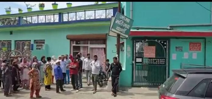 थानों जामा मस्जिद सीलिंग पर मुस्लिम सेवा संगठन का विरोध