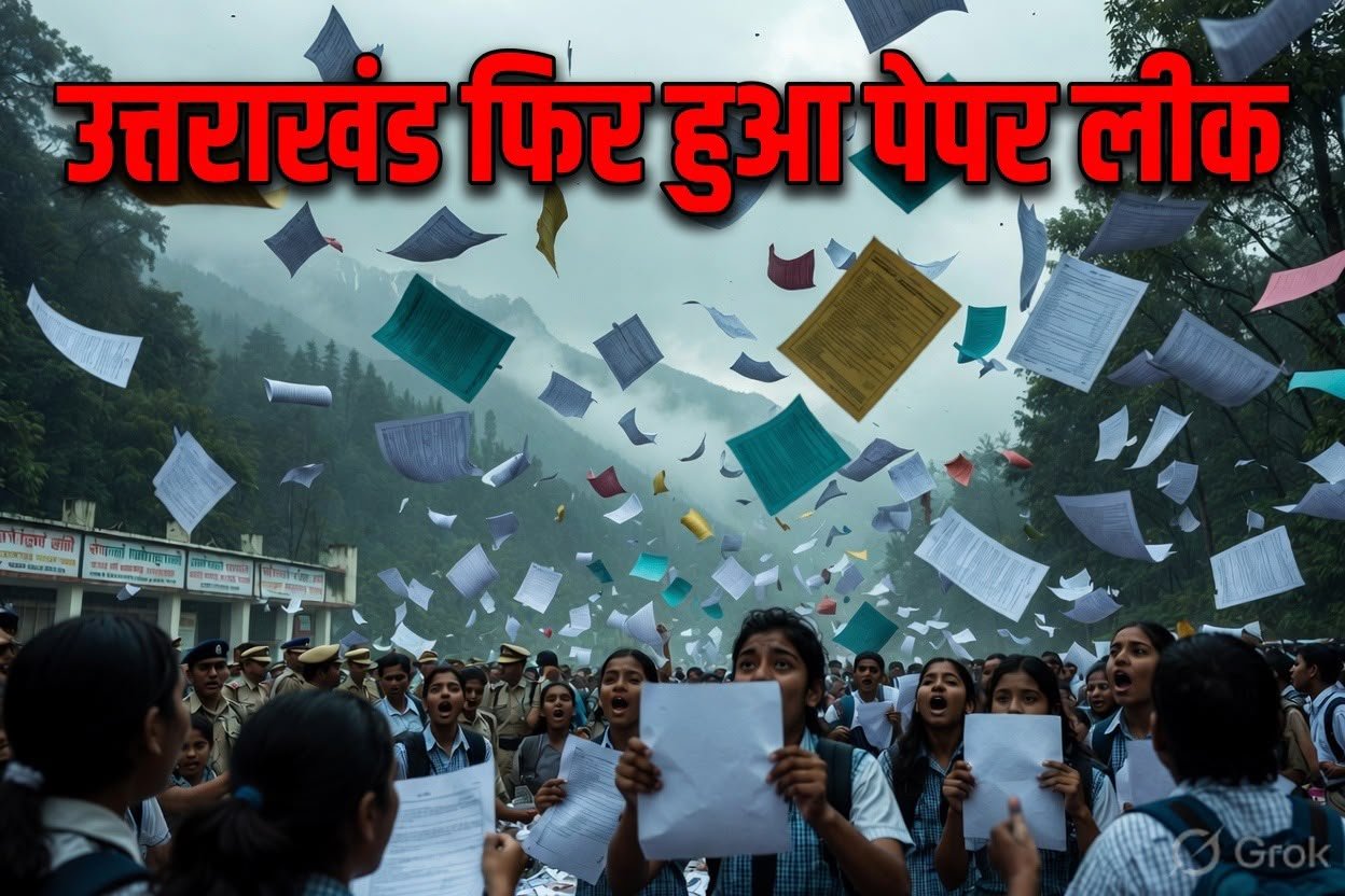 उत्तराखंड में फिर पेपर लीक: दो विषयों की परीक्षाएं रद्द, 7 साल का प्रतिबंध लगाया